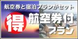 お得な航空券付き宿泊プラン